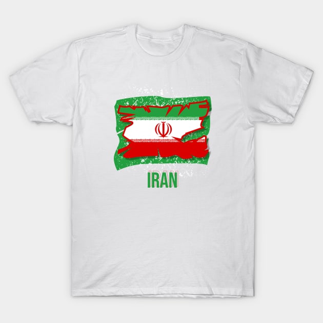 Iran, World cup 2022 Qatar T-Shirt by Aloenalone